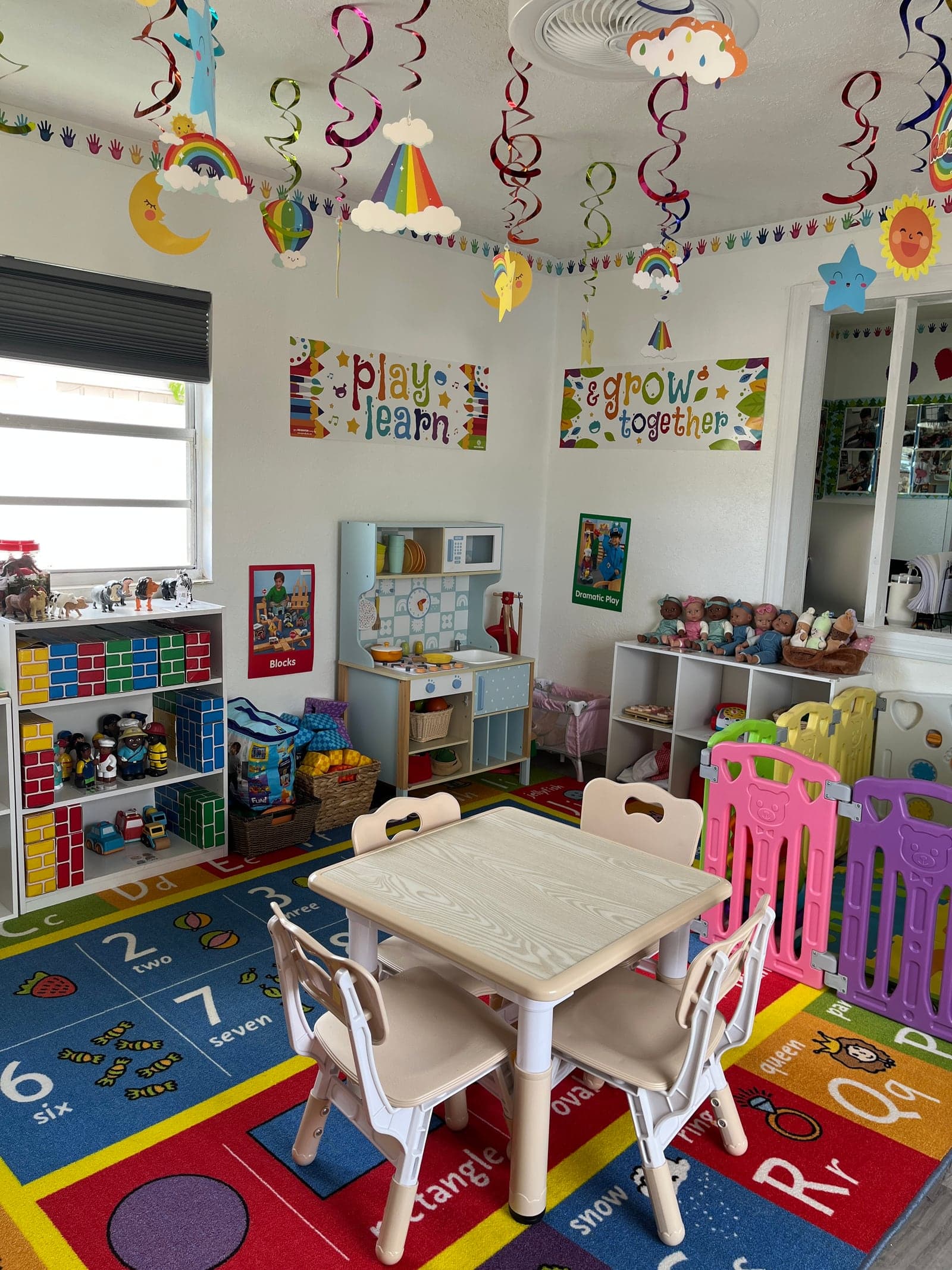 Soft, calm care space at Oni's Happy Hearts